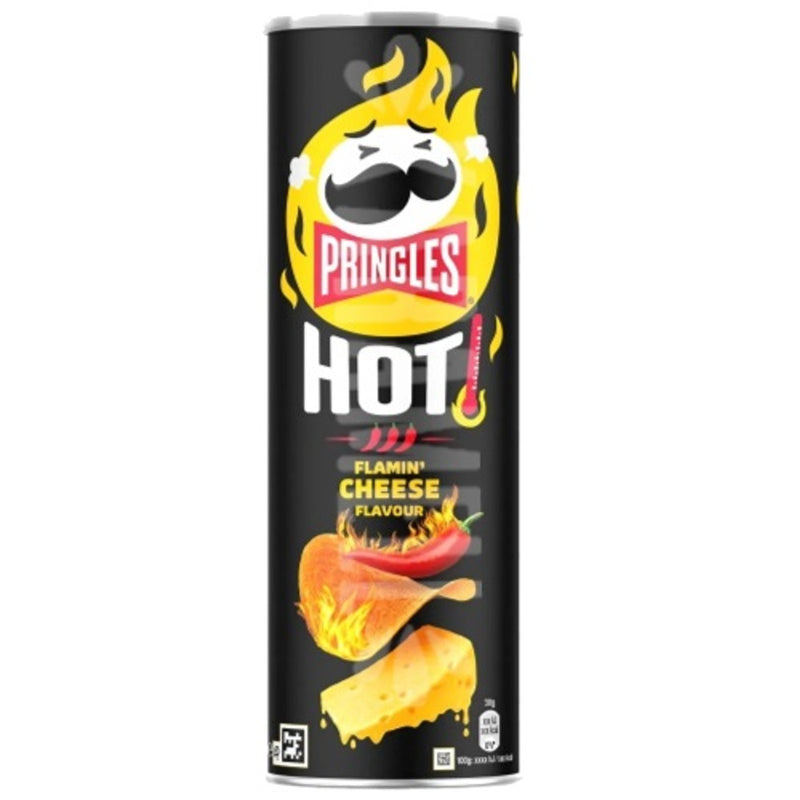 Batata Pringles Hot Flamin Cheese Flavour - Importado Bélgica