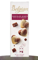 Chocolate Belga Belgian Hearts Salted Brownie 65g