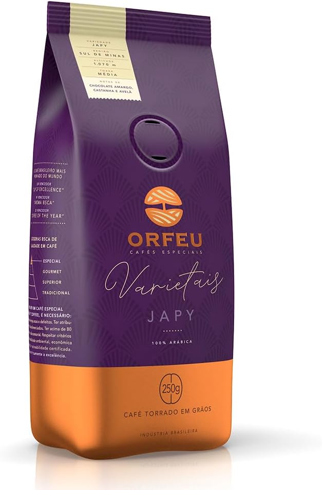 Café Mineiro Orfeu Torrado em Grão Japy 250g