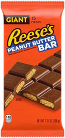 Chocolate Americano Reese's Filled with Peanut Butter Giant Bar 208g